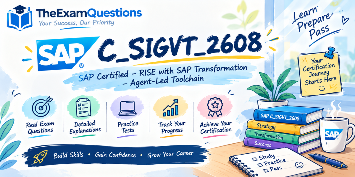C_SIGVT_2608 Sample Questions: Free & Worth Your Time