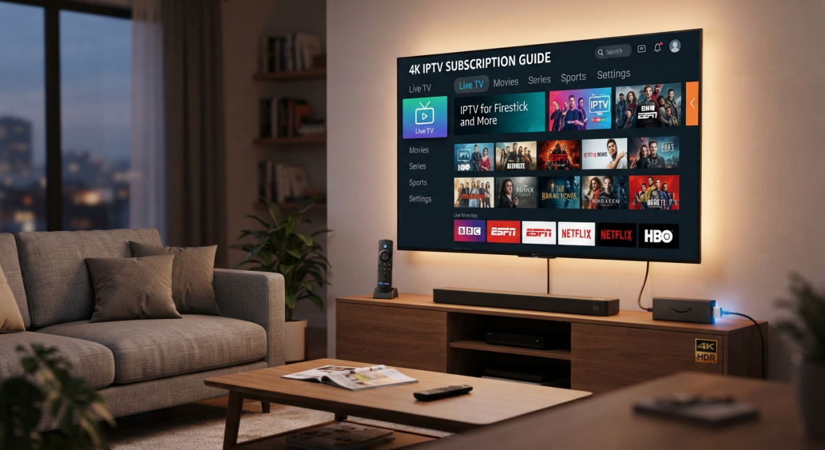 Best 4K IPTV Subscription Guide for Firestick and Apple TV
