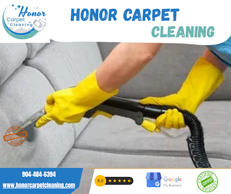 Honor Carpet Cleaning Professional Upholstery Care for Dust and Dirt on Home Furniture in Jacksonville FL