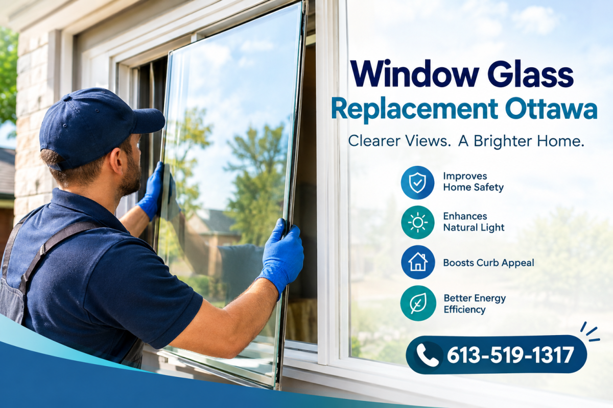 How Can Window Glass Replacement Ottawa Improve Your Home’s Appearance?