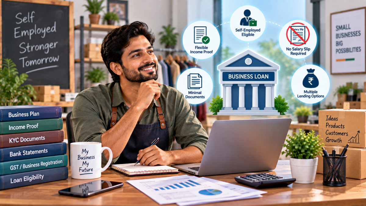 Business Loan for Self-Employed: Eligibility, Income Proof & Documents