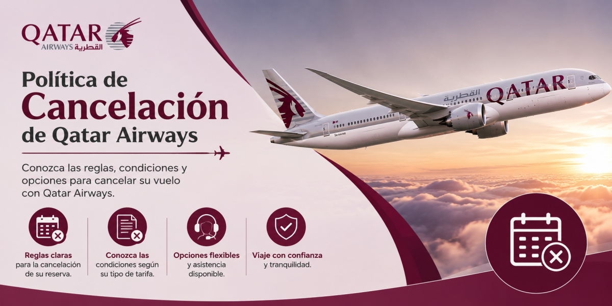 Política de Cancelación de Qatar Airways: Reembolsos, Tarifas y Condiciones