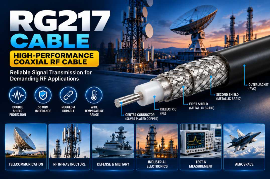RG217 Cable Specifications: Size, Impedance & Performance