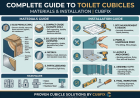 Complete Guide to Toilet Cubicles Materials & Installation