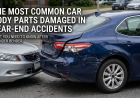 The Most Common Car Body Parts Damaged in Rear-End Accidents
