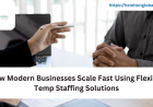 How Modern Businesses Scale Fast Using Flexible Temp Staffing Solutions