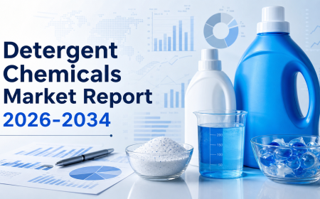  Detergent Chemicals Market: Size, Share, Consumer Demand & Growth Insights 2026-2034