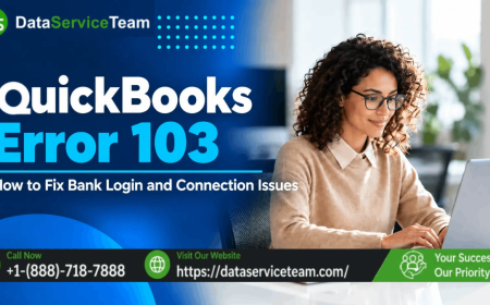 QuickBooks Error 103: Expert Fix for Bank Login Rejection