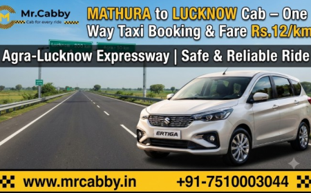 Mathura to Lucknow Cab – One Way Taxi Booking & Fare Rs.12/km