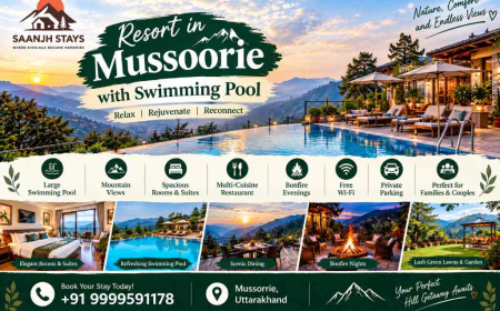 Resort in Mussoorie with Swimming Pool