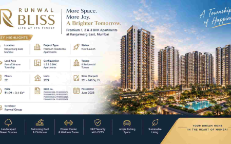Runwal Bliss Kanjurmarg 2 BHK: Size, Price and Features