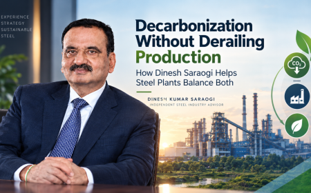 Decarbonization Without Derailing Production: How Dinesh Saraogi Helps Plants Balance Both 
