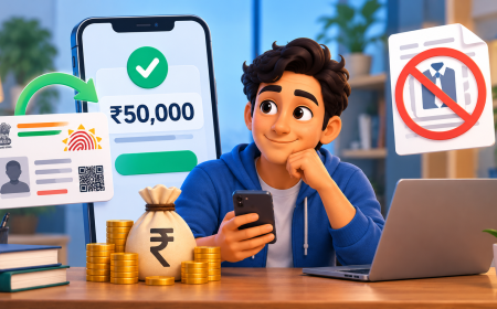 ₹50k Loan on Aadhaar Card Without Salary Slip: Full Eligibility Guide (2026)