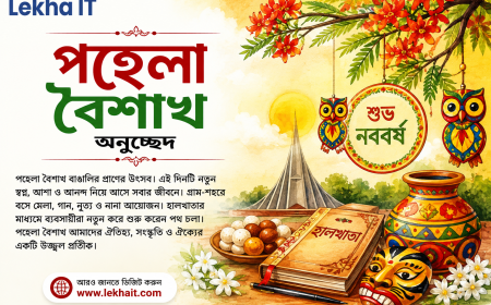 পহেলা বৈশাখ অনুচ্ছেদ: বাংলা নববর্ষের ঐতিহ্য, সংস্কৃতি ও তাৎপর্য