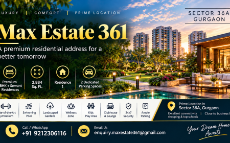 Exploring More Than a 3 BHK at Max Estate 361