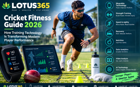 Lotus365 Cricket Fitness Guide 2026: How Training Technology Is Transforming Modern Player Performance