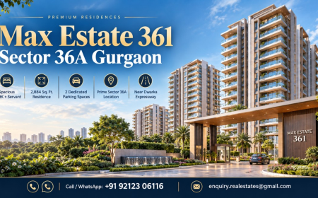 Discover Homes at Max Estate 361 Sector 36A Gurgaon
