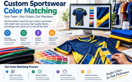 Custom Sportswear Color Matching: A Guide for Teams and Brands