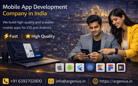 Mobile App Development Company in India – Build Innovative Apps with Argenius