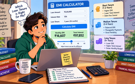 How to Choose the Right Loan Tenure Using an EMI Calculator