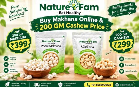 Buy Makhana Online & 200 GM Cashew Price | Naturefam