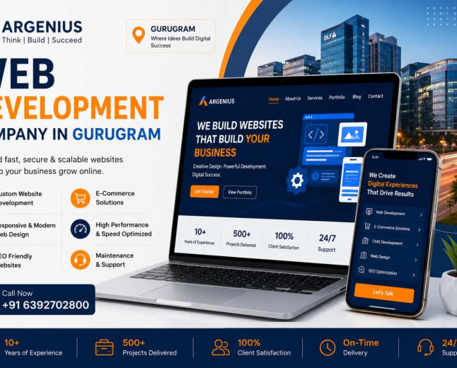 Argenius – Website Design & Web Development Company in Gurugram