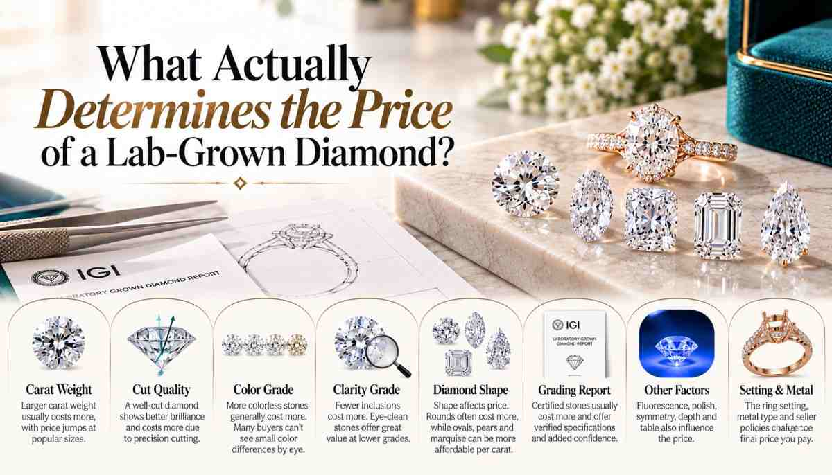 What Actually Determines the Price of a Lab-Grown Diamond?