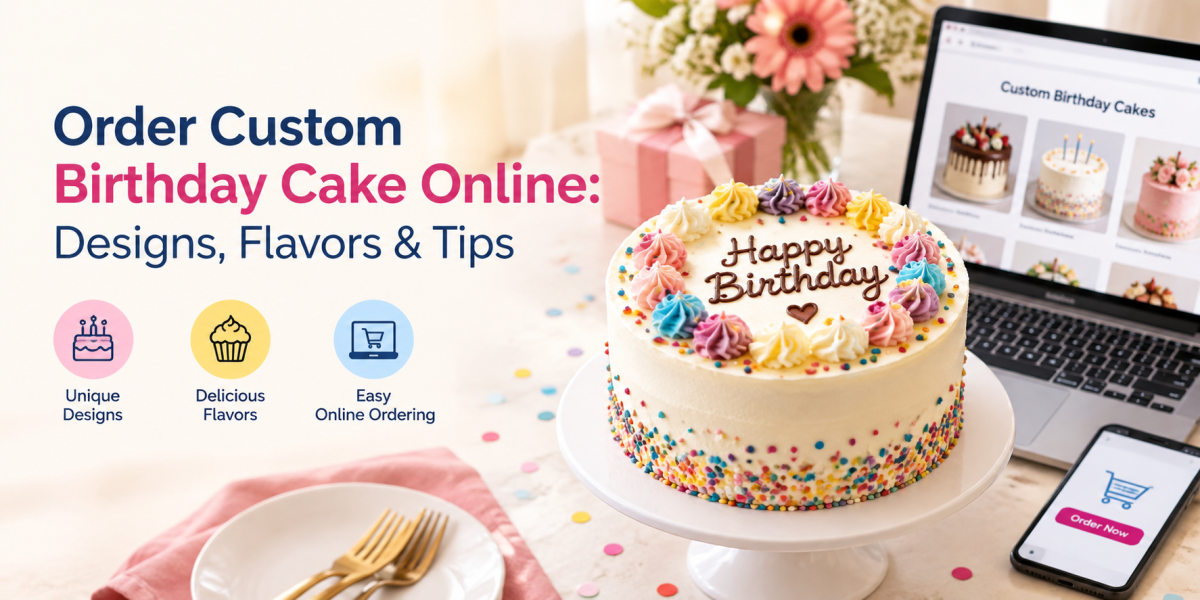 Order Custom Birthday Cake Online: Designs, Flavors & Tips