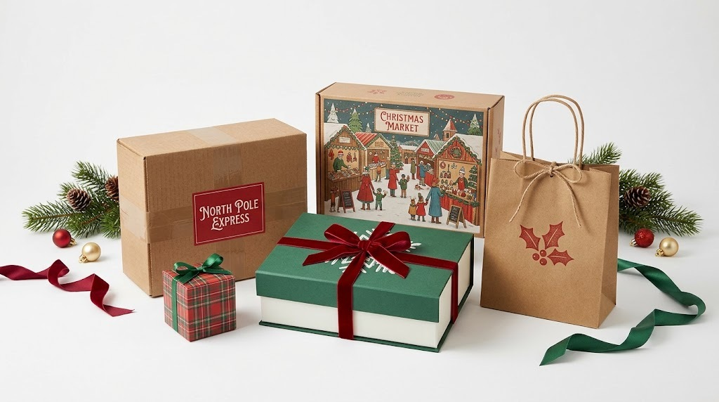 Types of Christmas Packaging: Materials, Uses, Prices & Custom Options