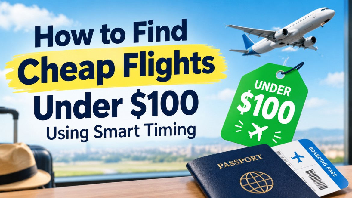 How to Find Cheap Flights Under $100 Using Smart Timing