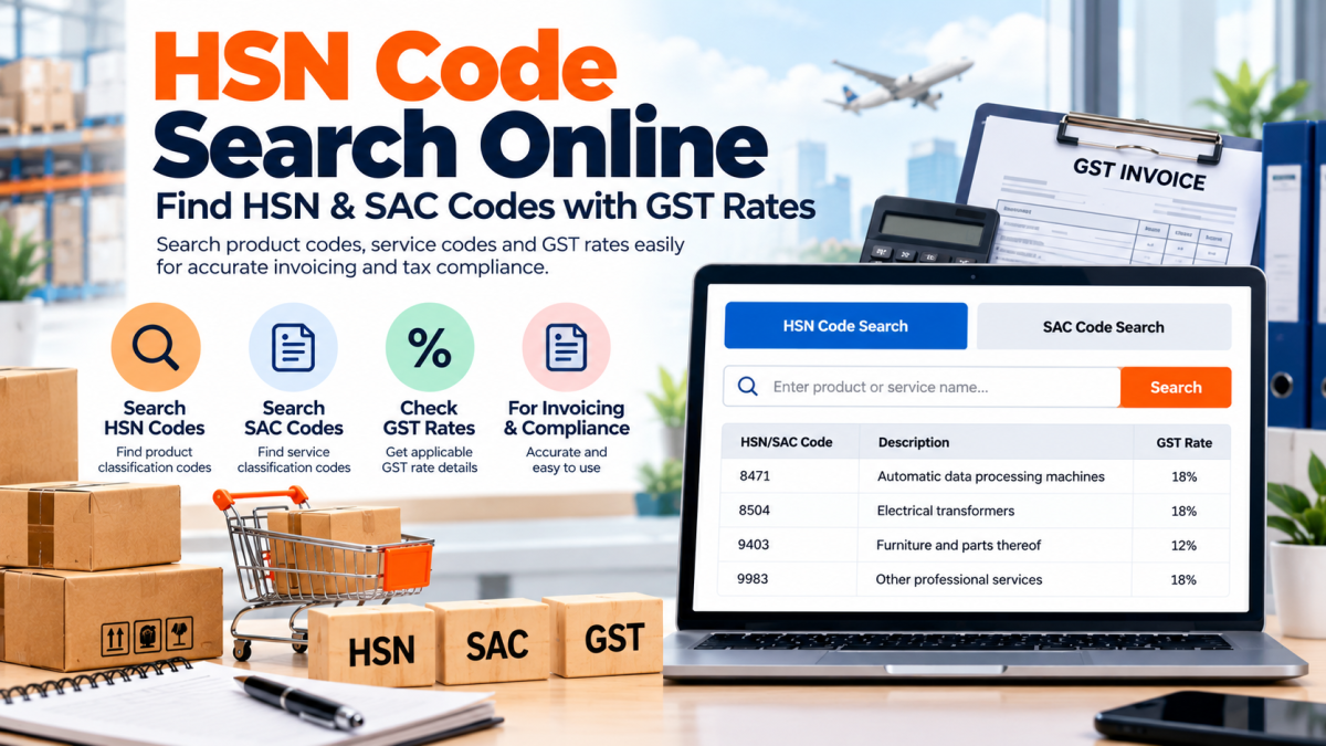 HSN Code Search Online for GST Billing and Tax Compliance