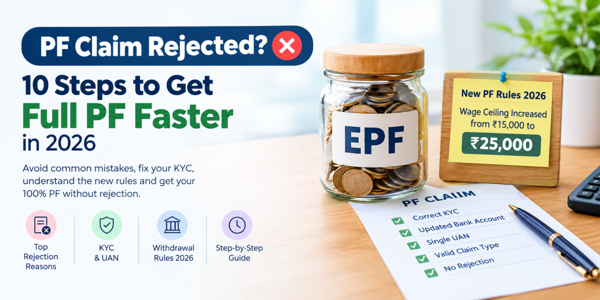 PF Claim Rejected? 10 Steps to Get Full PF Faster in 2026