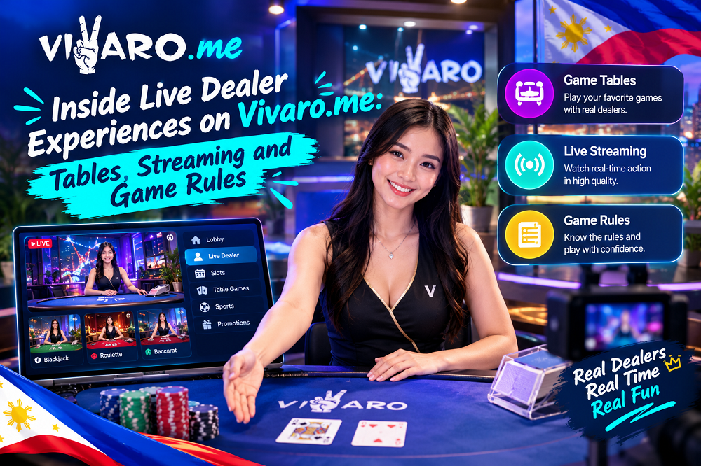 Inside Live Dealer Experiences on Vivaro.me: Tables, Streaming and Game Rules
