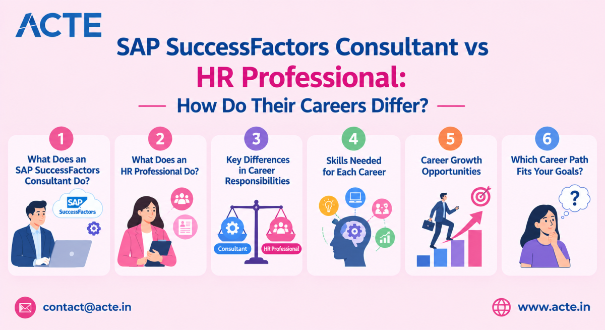 From HR Operations to SAP SuccessFactors Consulting: How Do Career Paths Differ?