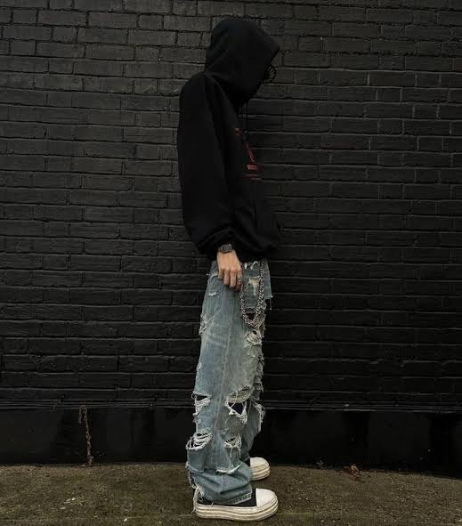 How to Style Rick Owens Sneakers With Baggy Jeans