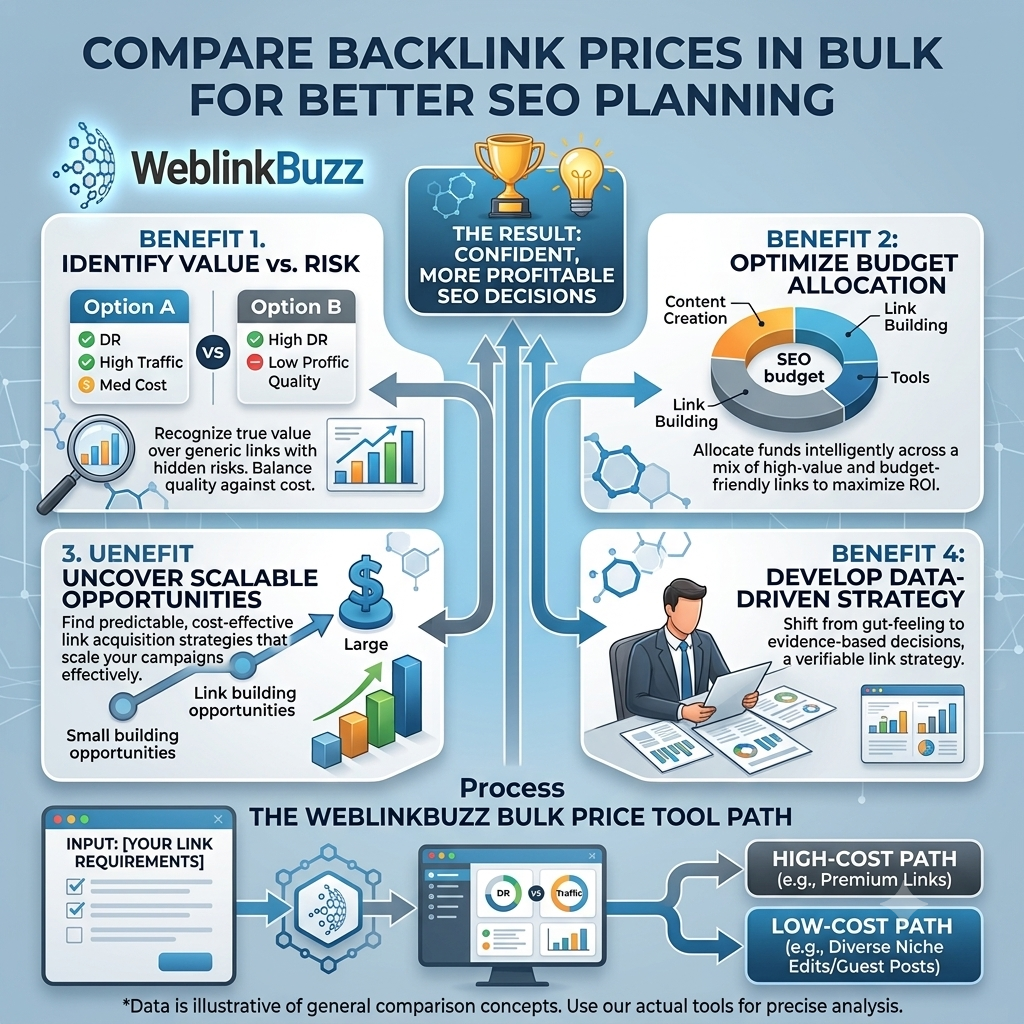 How Can You Compare Backlink Prices in Bulk for Better SEO Planning?