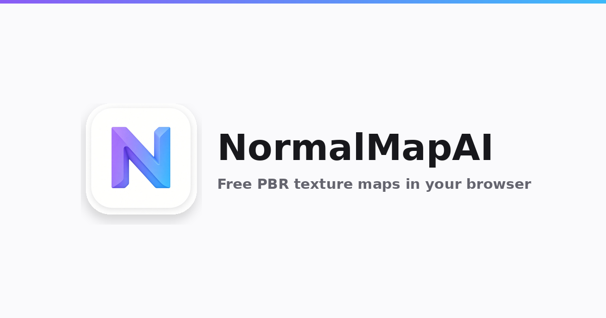 NormalMapAI — Free In-Browser Normal Map & PBR Texture Generator