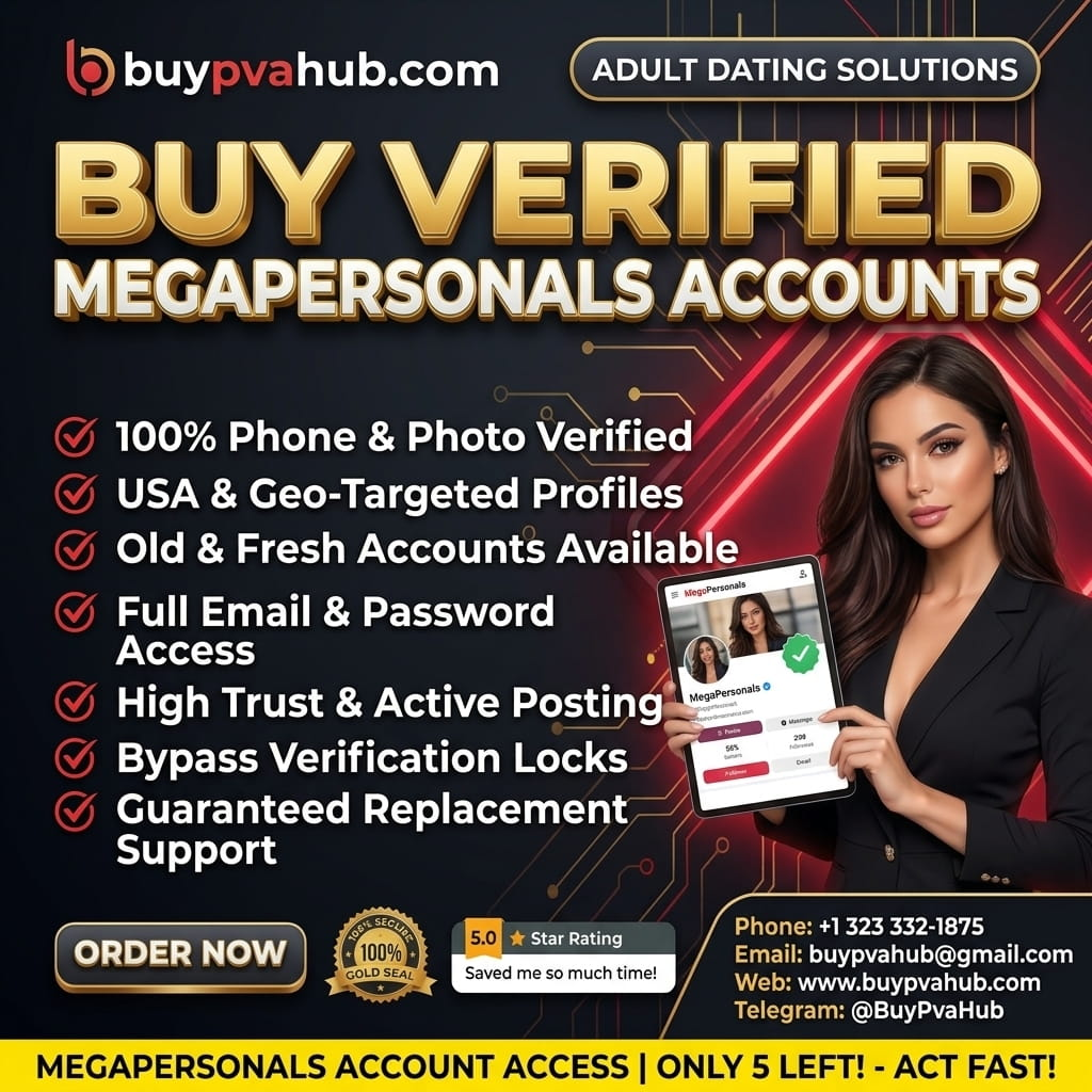 Buy Verified MegaPersonals Accounts | Instant Delivery & High Traffic