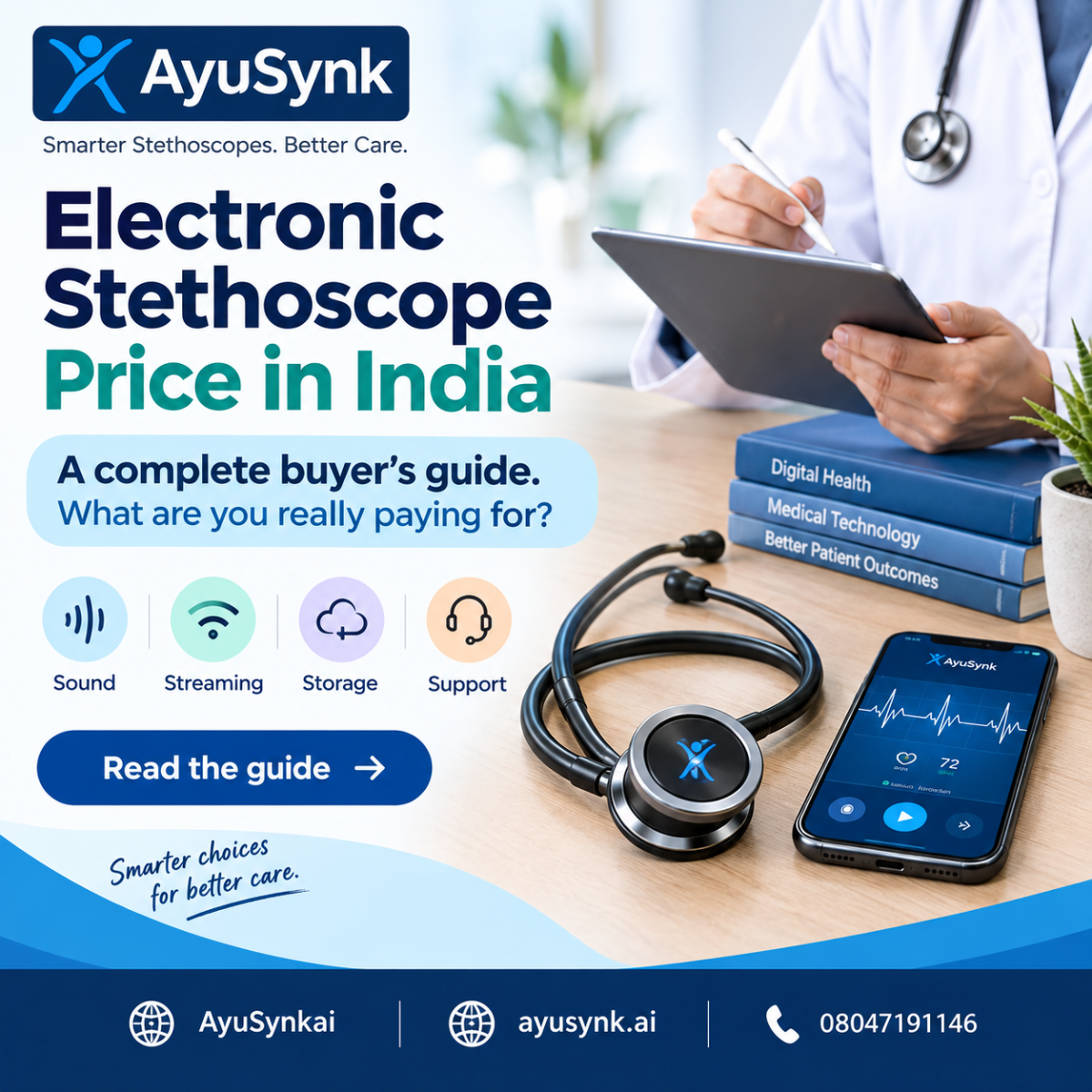 Electronic Stethoscope Price in India: A Complete Buyer’s Guide