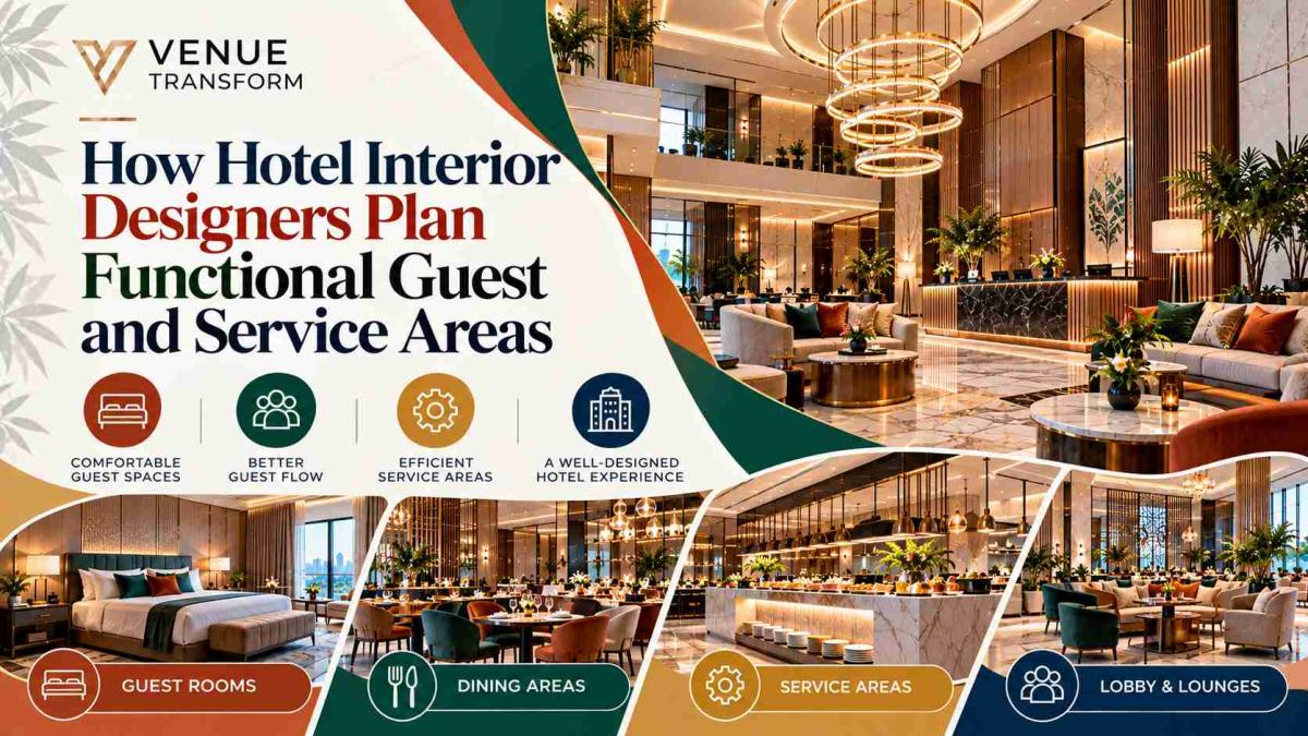 How Hotel Interior Designers Plan Functional Guest and Service Areas