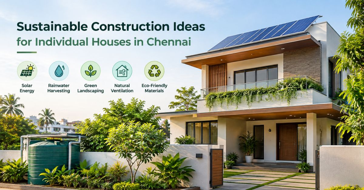 Sustainable Construction Ideas for Individual Houses in Chennai