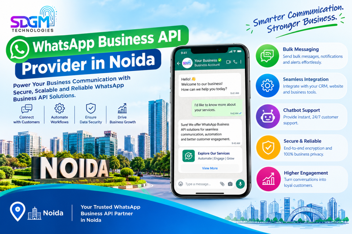 How WhatsApp Business API Provider in Noida Helps Businesses Automate Daily Operations