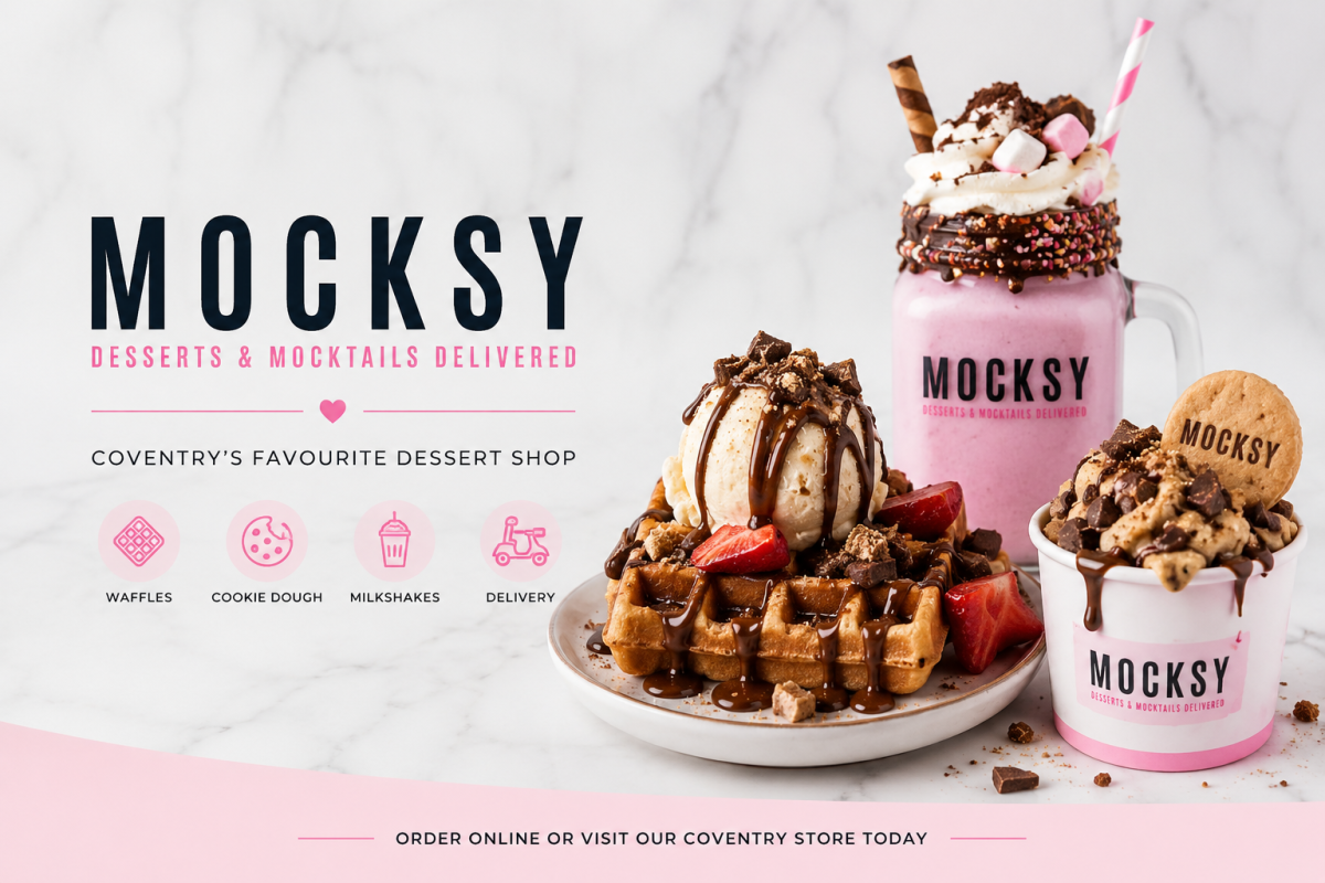 Discover Mocksy Desserts Coventry: Delicious Waffles, Cookie Dough & More