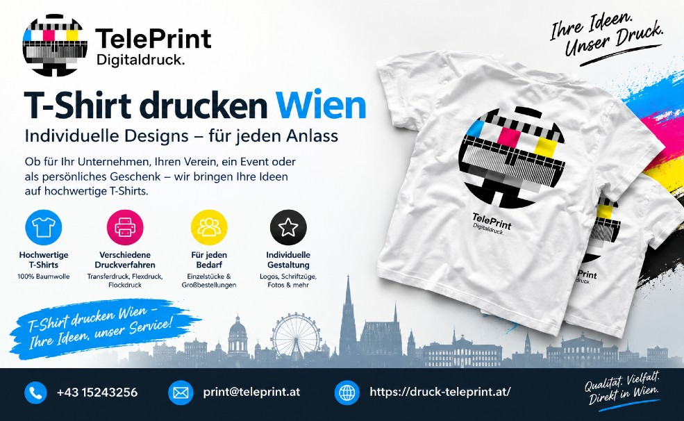 T-Shirt drucken Wien: Tipps für individuelle Designs