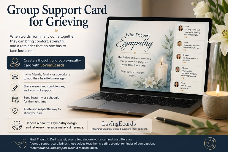 Sympathy Cards Online: Share Comfort and Support with LovingEcards