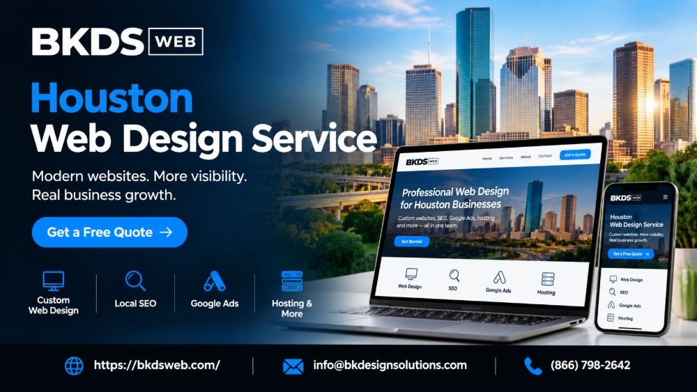 How a Houston Web Design Service Helps Businesses Grow Online