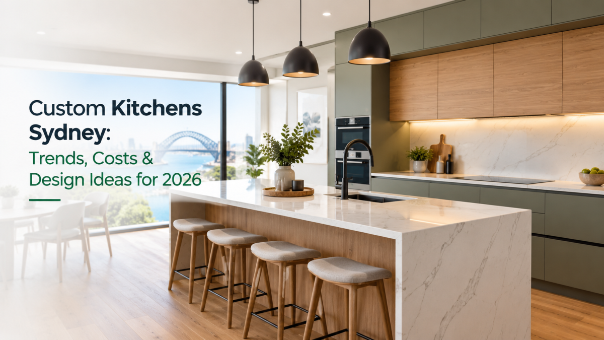 Custom Kitchens Sydney: Trends, Costs & Design Ideas for 2026