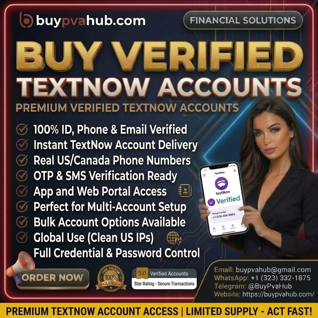 Buy TextNow Account | Instant Delivery & Verified US Numbers | Buypvahub