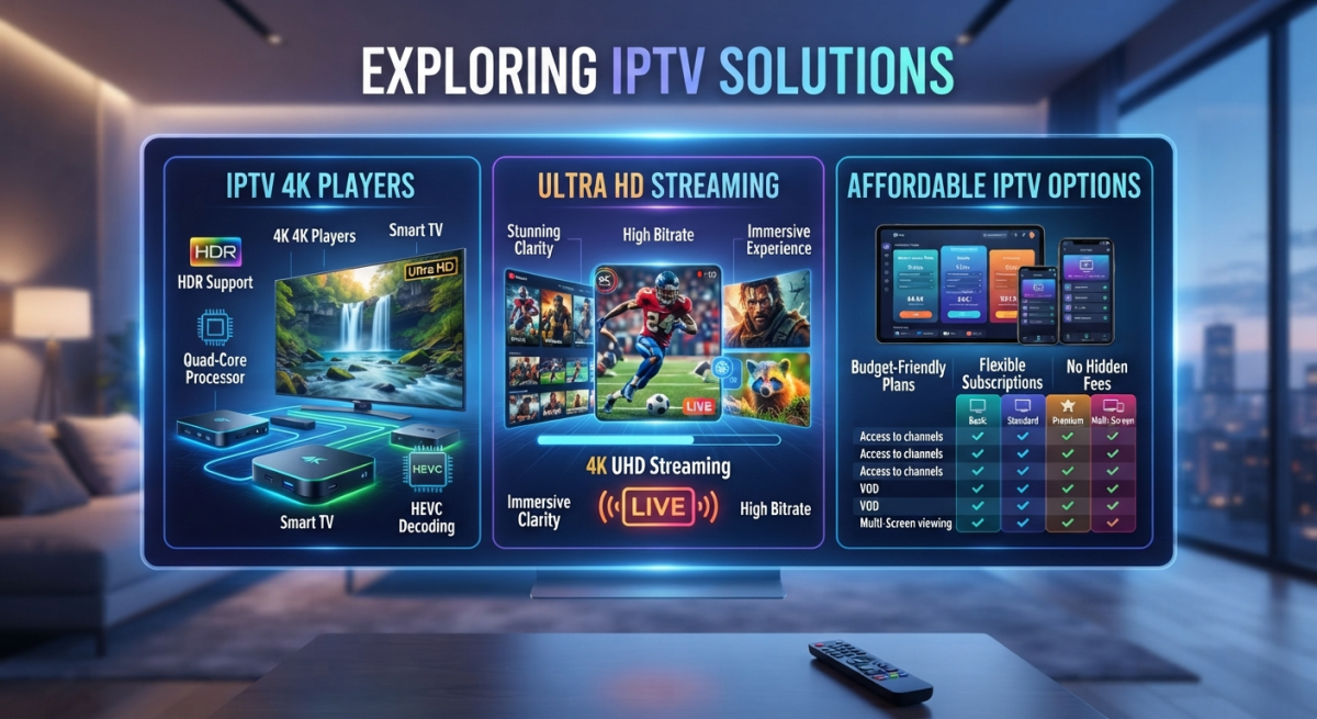 4K IPTV LIVE: Explore Modern IPTV Streaming