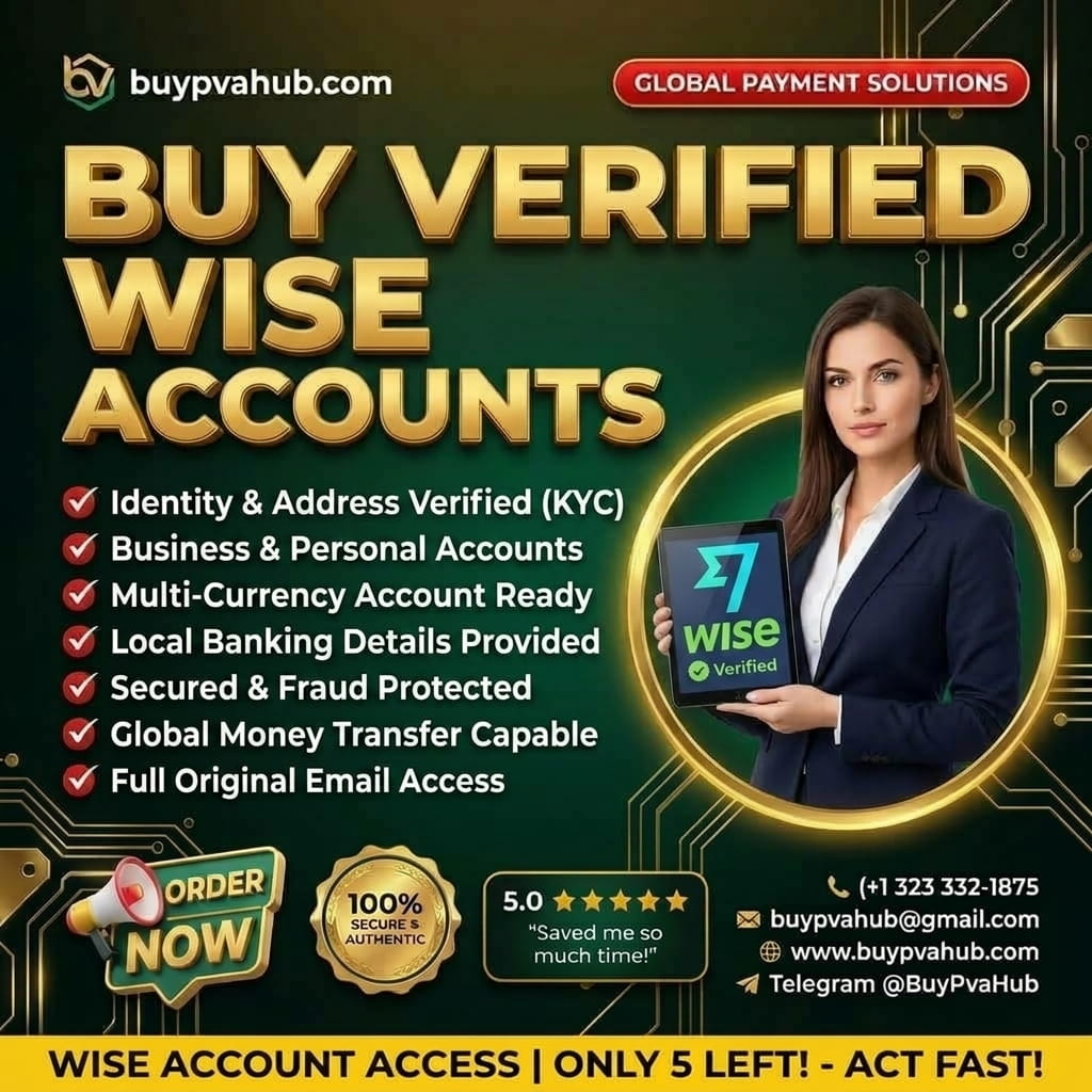 Buy Verified Wise Accounts | Secure Personal & Business Wise Accounts USA & Europe